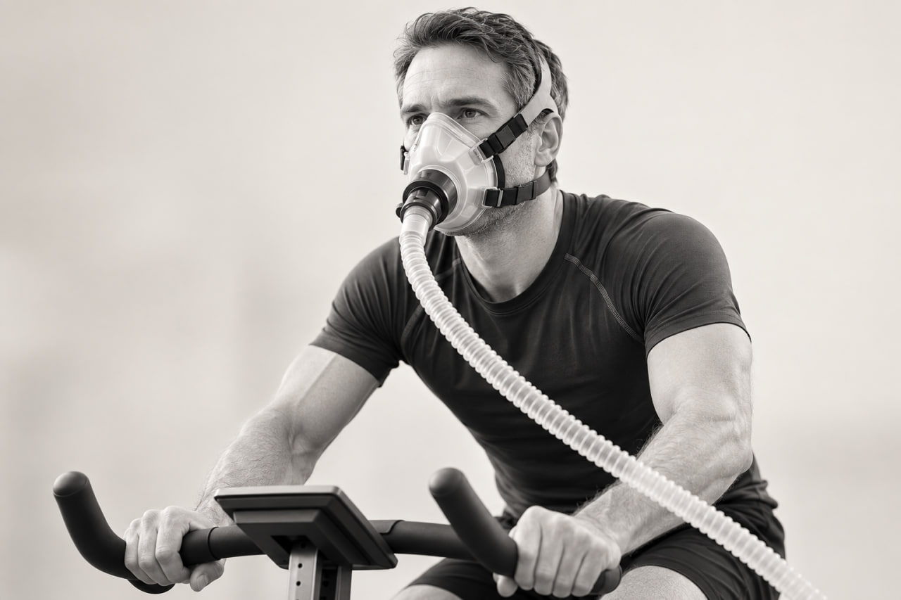 VO₂max-Leistungsanalyse auf dem Ergometer bei CRYODYNAMIC